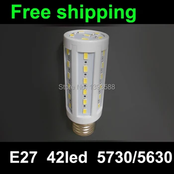 Nemokamas pristatymas AC85-265V SMD 5730 E27 LED kukurūzų lemputės šviesos 10W LED lempos 42LED lemputė Šiltai balta/balta/šaltai balta LED Kukurūzų Lemputė