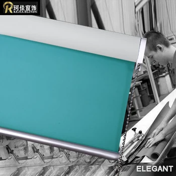 Nemokamas pristatymas vientisos spalvos blackout ritininės žaliuzės užuolaidos padaryti priemonė iš kinijos gamyklos langą į kambarį