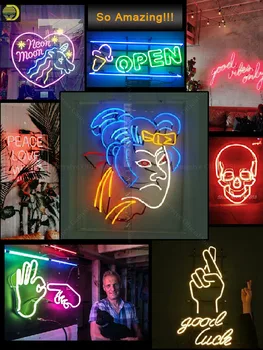 Neoninis Ženklas BBudweiser Balta Gitara Lounge Vamzdis derliaus ženklas, Neoninės Šviesos Nekilnojamojo Stiklo Parduotuvės Sienos Rodo taylo gitara apsivaikuoti neoninis ženklas