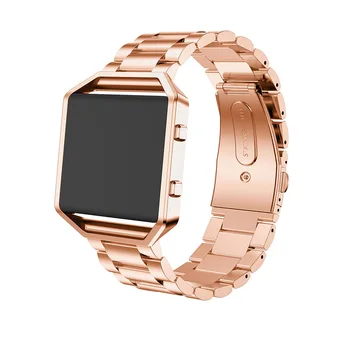 Nerūdijančio Plieno Dirželis Fitbit Blaze Apyrankė Smart Watch Band Dirželis Watchband Pakeitimo Smartwatch Fitneso Priedai