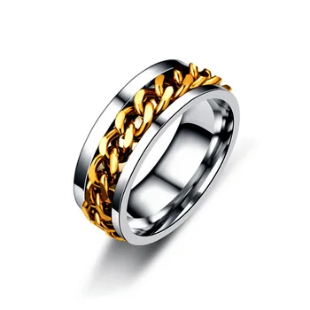 Nerūdijančio plieno žiedas vyrų hip-hop stiliaus mados paprastas žiedas 2020 papuošalai, vyriški žiedą dovanų žiedą meilės butelio atidarytuvas žiedas