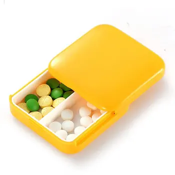Nešiojamų 4 Slots / 2Slots Tabletes Medicina lango Turėtojas Saugojimo Organizatorius Konteinerių Atveju Tablečių Dėžutė Skaldymo Kelionės Tablečių Dėžutė