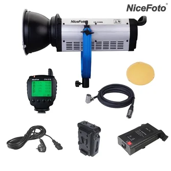 NiceFoto HA-3300B 330W 5500K Vasaros COB LED Vaizdo Šviesos, Plėvelės Šviesos CRI 97+ 36000LM Super-Aušinimo Su APP 2.4 G Nuotolinio Valdymo