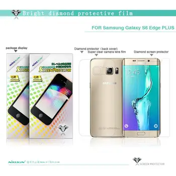 Nillkin Šviesus Diamond Ekrano Apsauginė Plėvelė Samsung GALAXY S6 krašto Plius/S6 Plus/G928F/G928V Mobiliojo Telefono Ekrano Plėvelė