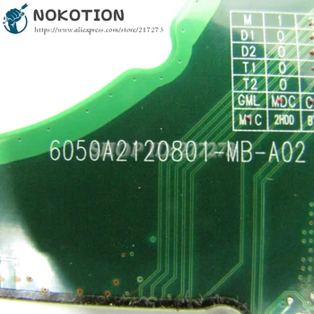 NOKOTION 6050A2120801-MB-A02 V000108030, Skirtas Toshiba Satellite A205 A205-S5825 Nešiojamas Plokštė Nemokamai CPU 945GM DDR2