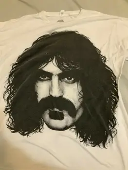 Oficialus Frank Zappa Reklaminiai Marškinėliai, Dydis L, Medvilnė, Preowned Vyrų Vasaros Trumpomis Rankovėmis Marškinėliai