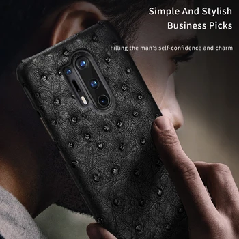 Originali Stručių Odos Mobilųjį Telefoną Atveju Oneplus 8 Pro 