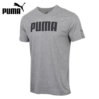 Originalus Naujas Atvykimo PUMA SS Graphic Tee vyriški marškinėliai trumpomis rankovėmis Sportinę aprangą