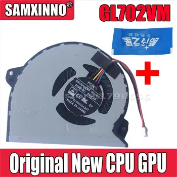 Originalus Naujas CPU, GPU Aušintuvo Ventiliatorius Heatsink For Asus ROG GL702VMK GL702VML GL702VM Ventiliatorius FK9M