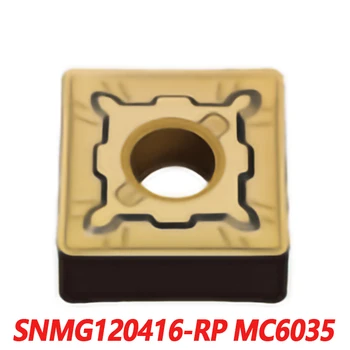 Originalus SNMG SNMG120416-RP MC6035 12mm 10vnt Karbido Įterpti CNC tekinimo Dangos, Importuojamų Iš Japonijos, Efektyvus Ir Patvarus