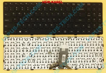 Originalus US Klaviatūra LENOVO 100-15 100-15IBY 300-15 B50-10 100-15IBD klaviatūra su karkasu