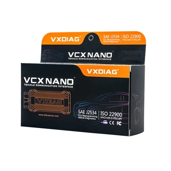 Originalus WIFI Versija VXDIAG VCX NANO for Land Rover Jaguar Programinės įrangos SSD V141 už Visus Protokolus 2IN1 Nemokamas Pristatymas