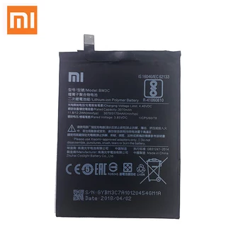 Originalus Xiaomi 7 Xiaomi7 Xiao mi Mi7 3170mAh BM3C Baterija baterijos Batterie Bateria Akumuliatorius, išmanusis Telefonas + Nemokamas Įrankiai