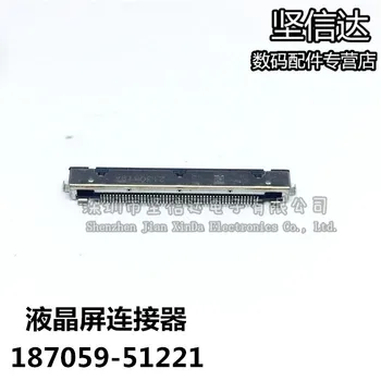 P-dvi LVDS lizdas 0.5 žingsnio 51 pin LCD sąsaja LVDS jungtis 187059-51221