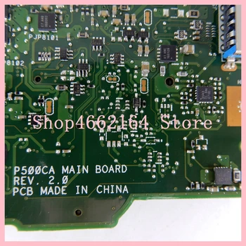 P500CA plokštė REV 2.0 I7-3537 CPU 2G RAM P500CA mainboard ASUS P500CA P500C PU500C PU500CA Nešiojamas Plokštė bandymo GERAI