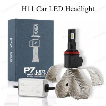 P7 3200LM 30W H11 6000K led lemputė, priekinis žibintas automobilį auto led žibintų lemputės led žibintų auto žibintai
