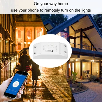 Pagrindinio Wifi Jungiklis Universalus Smart Home Wif Jungiklis Automatikos Modulis Laikmatis 