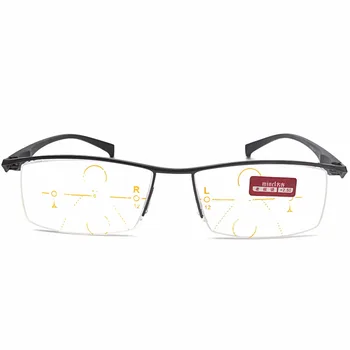 Palaipsniui Multifocal akinius Perėjimas Akiniai nuo saulės Photochromic Skaitymo Akiniai Vyrai Taškų Reader Netoli Toli akyse FML