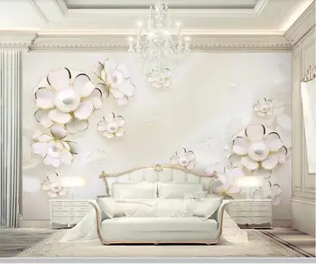Papel de parede prabanga Europos stiliaus 3d gėlių vestuvių kambaryje tapetai,svetainė, tv wall miegamojo sienos dokumentų namų dekoro freskos