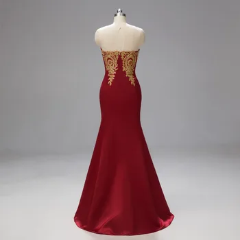 Paprasta Ilgą Vakarinę Suknelę 2020 Bordo Raudona Undinėlės Vestido De Festa Oficialų Suknelė Prom Dresses Chalatas De Soiree L1142