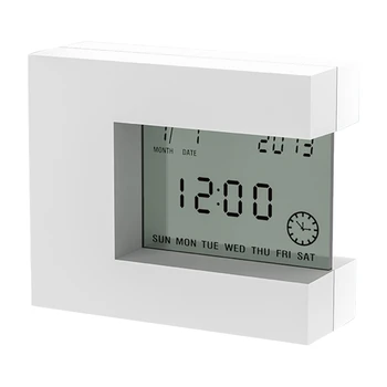 Paprastas LCD Kalendorius Žadintuvas vidinis Temperatūros Sukimosi Jutiklis Amžiną Kalendorių Namų Miegamojo, Biuro