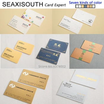 Pasirinktinių verslo aukso korteles, folija štampavimo šviečia kortelės aukštos kokybės High-end 