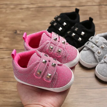 Pavasarį ir Rudenį 0-1 metų amžiaus moteriškos lyties kūdikis minkšto dugno batus neslidžiais kūdikio, vaikiška avalynė