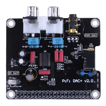 PCM5122 HIFI DAC Garso Garso plokštės Modulis I2S 384KHz su LED Indikatoriumi Aviečių Pi B+ už Aviečių Pi 2 B Modelis
