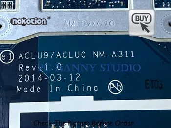 PCNANNY Lenovo G50 G50-30 Nešiojamas Plokštė ACLU9 / ACLU0 NM-A311 N2840 DDR3 išbandyti