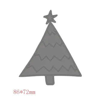 Pjovimo miršta linksmų Kalėdų medžio, Metalo, plieno Trafaretas 