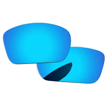 Plazmos Violetinė & Ice Blue 2 Poros Veidrodis Poliarizuota Pakeitimas Objektyvai Už Big Taco Akiniai nuo saulės, Rėmeliai UVA ir UVB Apsauga