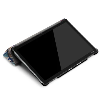 Plonas Dažų Atveju, Huawei MediaPad M5 Lite 10 BAH2-W19/L09/W09 10.1 Tablet Stand Padengti Huawei Mediapad M5 Lite 10 Atveju