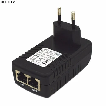 POE maitinimo šaltinis 48v 0.5 A PoE Injector adapteris JK Sienos Plug Power over Ethernet #L060# naujas karšto