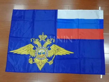 Poliesteris 90x135cm rusijos Federalinė Vidaus reikalų Ministerija vėliava