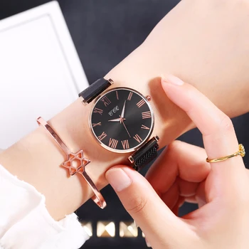 Ponios Laikrodžiai, Prabangūs Kvarco Žiūrėti Moterys Moterys Moterys Watch Laikrodis Elegantiškas Magnetinio Plieno Tinklelio, Laikrodis reloj mujer 2020 saati
