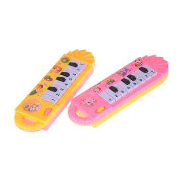 Populiarus Mini Plastiko Klaviatūros Fortepijono Elektroninių Vaikas Žaislas Priemonė Muzikos 5,5 cm*18,5 cm