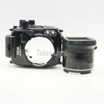 Povandeninis Vandeniui Korpusas Nardymo Atveju Fotoaparatas Canon EOS M3 EOS-M3 III Kamera, tinka 18-55mm objektyvas, Greitas Išleisti Ritė Virvelės