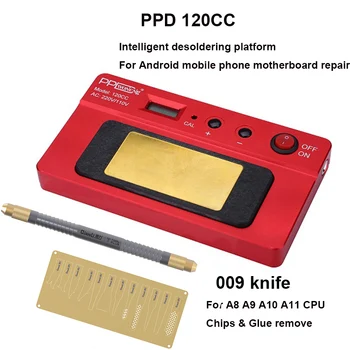 PPD 120CC Protingas Išmontavimo Platforma Skirti Android Mobilusis Telefonas Plokštė Desoldering Šildymo Plokštė