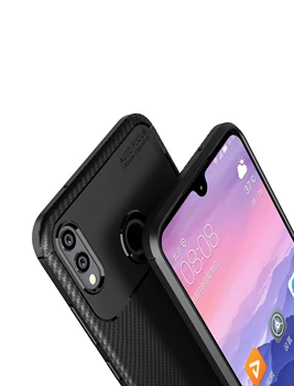 Prabanga atsparus smūgiams Verslo TPU minkšti silikoniniai Apsauginiai Šarvai Galinio Dangtelio Huawei Honor 8X Max Atveju Telefono Korpuso Coque Atvejais