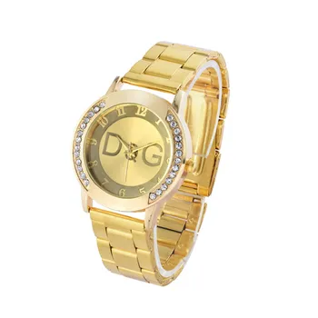 Prabangus Visiškai Naujas Atsitiktinis Kvarco Žiūrėti Moterų Aukso Lokys Vielinio Tinklo Nerūdijančio Kristalų Suknelė Laikrodžiai Laikrodis Karšto Pardavimo Reloj Mujer