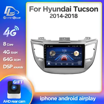 Prelingcar Android10.0 Hyundai TUCSON 2016 2017 2018 Automobilio Radijo Multimedia Vaizdo Grotuvas GPS Navigaciją NE DVD 2 Din