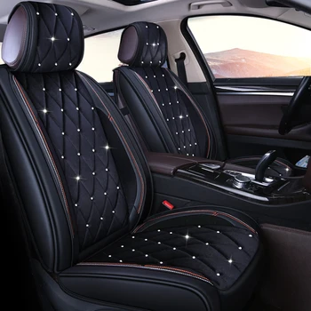 Priekinės/galinės sėdynės apima trumpo pliušinis automobilių sėdynės padengti su deimantu, Toyota Corolla Camry Rav4 
