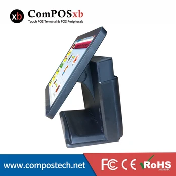 Profesinės kasos POs system15 colių capacitive touch ekrano POS viskas viename prekybos centrų