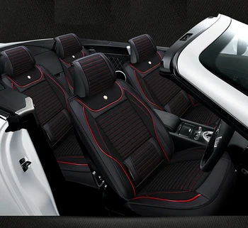 PU Odos linija Specialių automobilių sėdynės padengti Chevrolet cruze aveo captiva lacetti Audinio Stiliaus Auto Sėdynės Raštas priedai