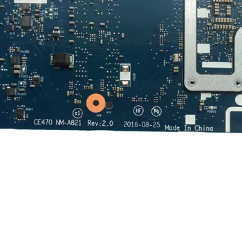 Puikiai tinka Lenovo E470 Nešiojamojo kompiuterio pagrindinę Plokštę Su I5-7200U CPU 920MX GPU FRU 01EN249 CE470 NM-A821