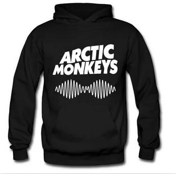 Punk Stiliaus Arctic Monkeys Spausdinti Hoodies Vyrai, Visas Palaidinės Rankovės Rudens-Žiemos Mados Male Rock, Hip-Hop Puloveriai Karšto Naujas