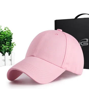 PURKŠTUKAI Vasaros 2019 naujų pigūs Medvilnės rožinės spalvos Unisex Moterys Vyrai Beisbolo Kepurės veikia skrybėlės skėtį nuo saulės