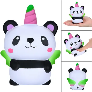 Q Bomba Mielas Animacinių Filmų Gyvūnų Modeliavimas Panda Lėtai Pakyla Ir Mažina Stresą Mažina Emocijas Ir Versmės Vaikiškų Vaikas Suaugusiųjų Žaislai