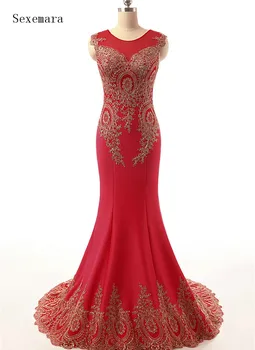 Raudona Ilgai Vakare promenadzie suknelė 2020 m sexy iliuzija nekilnojamojo derliaus Oficialų vestidos de festa vestido longo Motina Nuotakos Suknelės