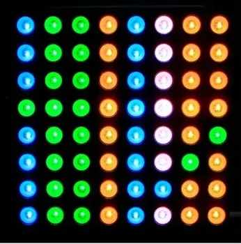 RGB LED 5MM, Full dot matrix Skaitmeninės Vamzdis 1pcs Nemokamas Pristatymas